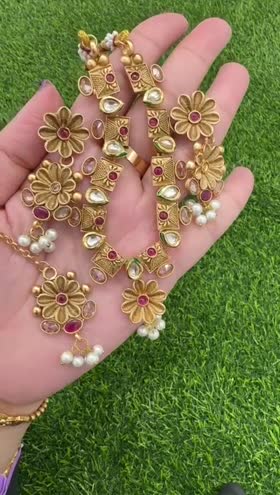 Rs 3950 Rajwari necklace set