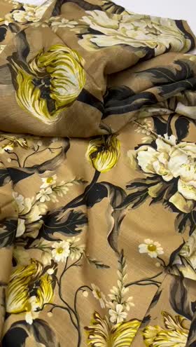 Rs 3300 Mahmal Staple bana dora same printed 3pc slub duppata