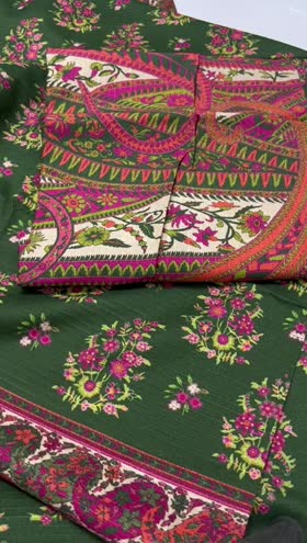 Rs 3300 Mausummery Linen Doria printed 3pc retail 5495