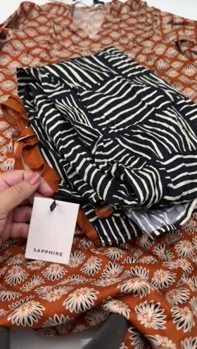 Rs 3850 Sapphire Stitched Shirt Duppata ~ LARGE