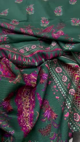 Rs 3300 Mausummery Linen Doria printed 3pc retail 5495