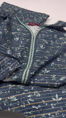 Rs 3000 Bin saeed Khaddar stitched 2pc   ~ MEDIUM
