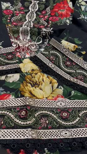 Rs 7000 Aneela’s khadar stitched Emb 2 pc ( Small)