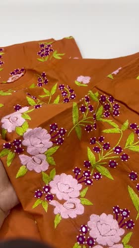 Rs 4500 Aneela’s hand made Emb shirt