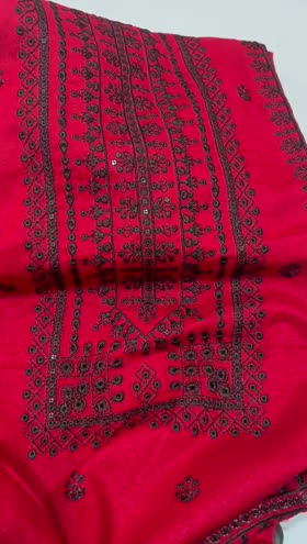 Rs 3200 Bareeze style karandi Emb 2pc