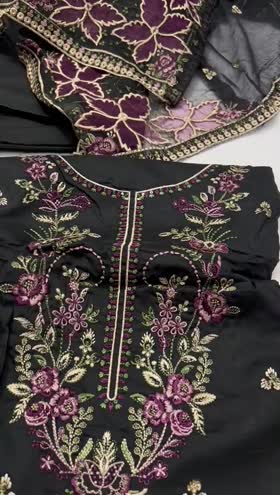 Rs 4500 Waresha lawn Emb 3pc ( D 29)