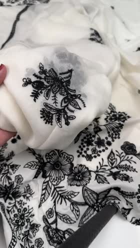 Rs 5500 Cross Stitch Lawn Emb 3pc [Monochrome Bliss]