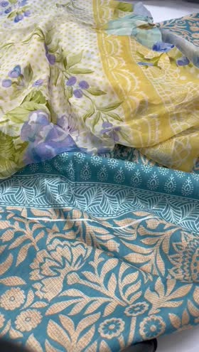 Rs 2300 lawn printed shirt chiffon duppata