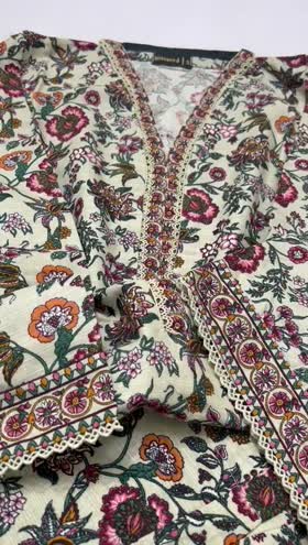 Rs 3000 Bin saeed Khaddar stitched 2pc  ~ MEDIUM