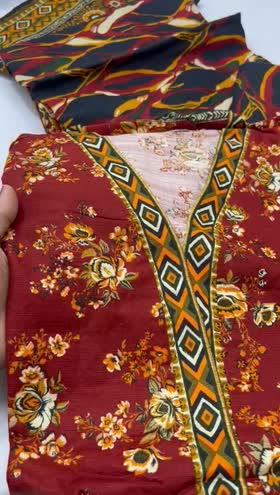 Rs 3800 Bin saeed stitched khaddar 3pc [LARGE]