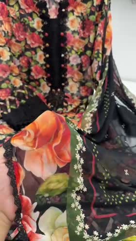 Rs 11500 Aneelas Stitched Print Emb Lawn Print Chiffon Duppata 3pc [PR-13] [Dispatch time 2 Months] ~ [Chest 24] [Length 47] XXLARGE