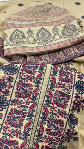 Rs 6500 khobsorat karandi Emb 3pc jacquard Shawl