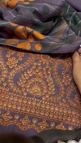 Rs 4950  Kumash Dhanak winter Emb 3pc