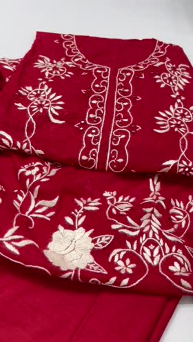 Rs 7800 lawn hand made mirror work Emb 2pc