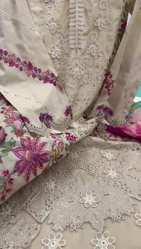 Rs 14000 Aneelas UNstitched Lawn Emb 3pc [LUX-07] [Dispatch Date 15th July] ~ [Chest 24] [Length 43] XXLARGE
