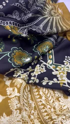 Rs 4800 Rs 4800 Nureh Signature printed Marina wool shawl new launch 3pc ( SP 185)