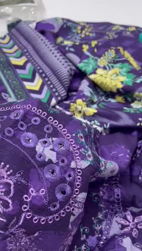 Rs 5850 Nureh Daily Delights Emb Viscose 3pc Chiffon Duppata
