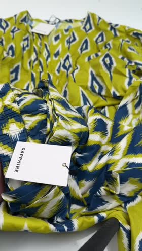 Rs 4300 Sapphire Stitched Shirt Trouser ~ SMALL