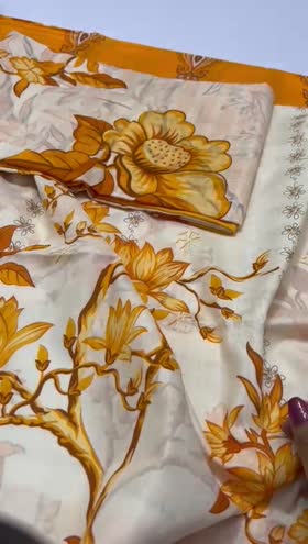 Rs 3250 Paltar lawn same printed 3pc Doria voil duppata