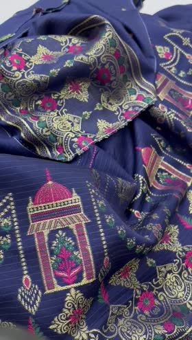 Rs 4200 Doria linen jacquard 3pc