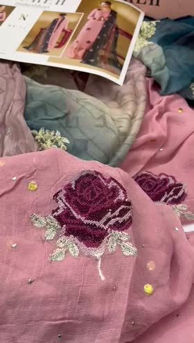 Rs 14000 Nureh Mukesh  Kari chiffon  New launch( MK 14)