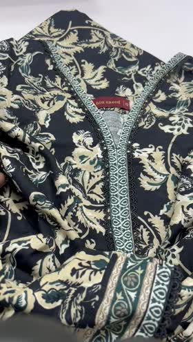 Rs 3000 Bin saeed Khaddar stitched 2pc   ~ LARGE