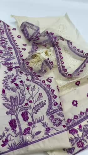 Rs 5800 Aneelas signature lawn with laces 2 piece unstitched [ready to dispatch]