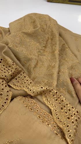 Rs 4950 Rangriti karandi winter Emb 3pc chiffon emb duppata( D 8)