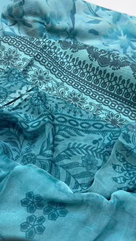 Rs 4850 Nureh  Signature prints Doria lawn printed 3pc chiffon duppata New launch ( SP 140)