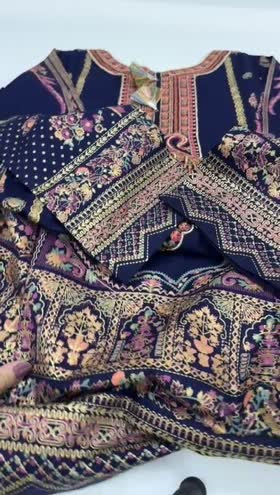 Rs 4200 stitched Emb lawn cotton 2 p ~ [CH 19] [L 42] SMALL