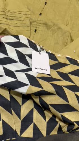 Rs 4050 Sapphire khadar stitched 3 pc  ~ LARGE