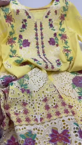 Rs 9950 Aneelas Lawn Emb Stitched Shirt Trouser [LUX-03] Dispatch Date 3rd June] ~ [Chest 24] [Length 46] XXLARGE