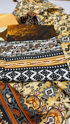 Rs 3650 Paltar Fancy Marina printed 3pc ( D 528)