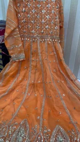 Rs 4800 Aneelas stitched fancy frock [CH  18.5 L  51] SMALL