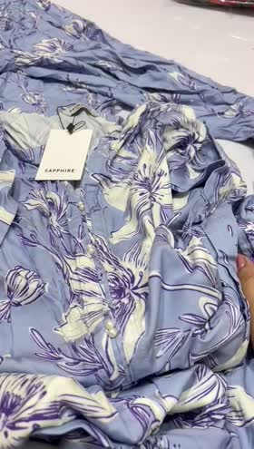 Rs 4050 sapphire stitched printed 2 pc  ~ SMALL