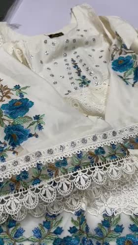 Rs 8500 Aneela’s lawn stitched Emb 2pc ( XL)