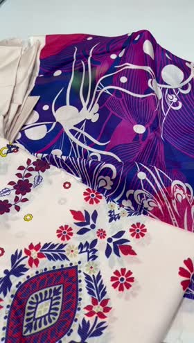 Rs 3650 Paltar Fancy Marina printed 3pc ( D 522)