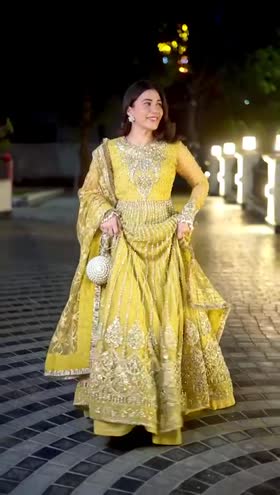 Rs 38500 Aneelas Bridal/ Wedding Stitched Very Heavy Ada Work maxi 3pc [BR-02] [Dispatch Time 2 Months] ~ [Chest 22] [Length 60] LARGE (Shoot Length)