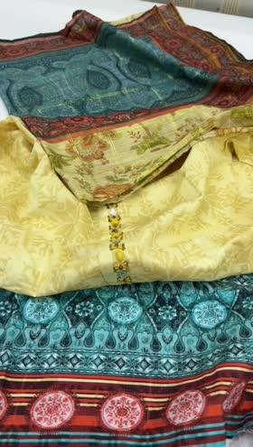 Rs 4500 stitched lawn 3 p