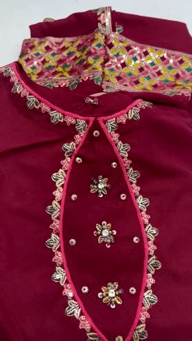 Rs 4400 Sahiba stitched Emb 2 pc  ~ [Chest 18] [Length 35] SMALL