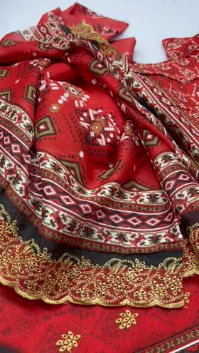 Rs 3900 Magic in print lawn Emb 3pc Emb duppata
