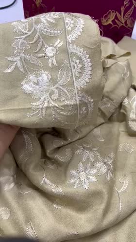 Rs 6595 Riwayat jacquard Emb 3pc Emb shawl