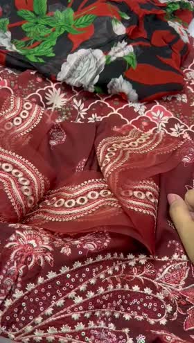 Rs 5850 Nureh Daily Delights Emb Viscose 3pc Chiffon Duppata