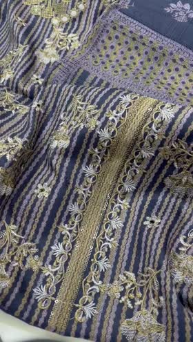Rs 4795 Sleeqa Dhanak winter Emb 3pc wool shawl