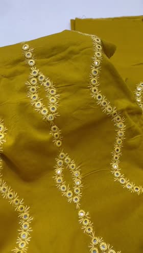Rs 7500 lawn hand made mirror work Emb 2pc