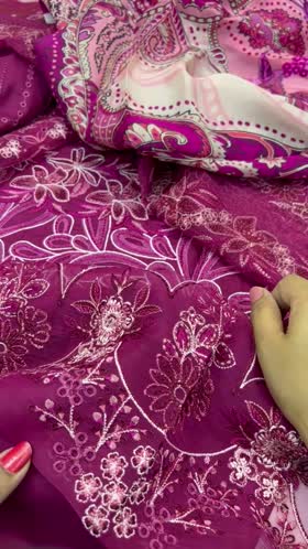 Rs 7800 Ramsha luxury lawn Emb 3pc silk duppata [z-901]