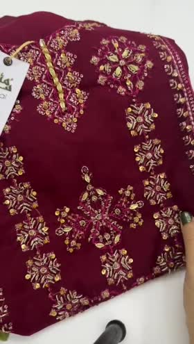 Rs 11450 surmai semi formal stitched 3 p Retail 13500 ~ [Chest 19] [Length 39] SMALL