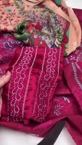 Rs 5800 Aezel By Roheenaz Cambric Emb 3pc [Oriva] [Retail 7450]