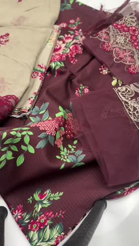 Rs 5650 Ivy Bloom by Parishay Viscose Emb 3pc [IW-06] [Retail 7990]