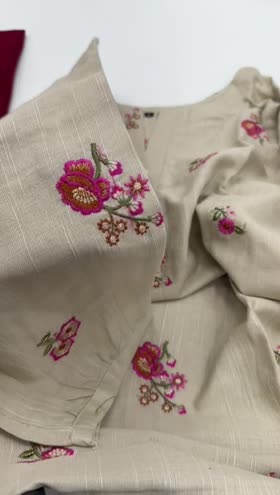 Rs 4000 Sahiba stitched Emb 2pc ~ [Chest 19] [Length 42] SMALL